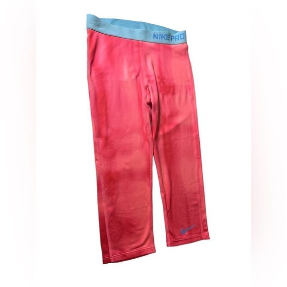 Nike Pro Dri Fit Leggings Girl’s Large - Picture 2 of 6